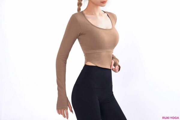 Black Yoga Pants Comfortable Workout Outfit RUXI uk1044