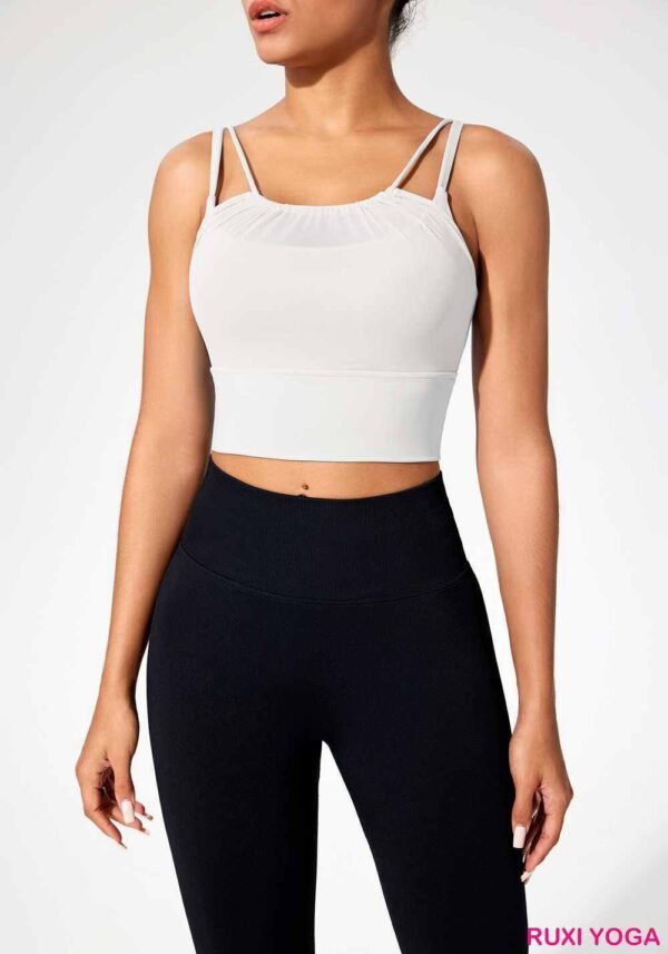 Bootleg Yoga Pants with Pockets Comfortable Fit RUXI uk405
