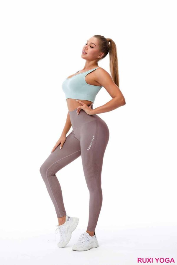Breathable Mesh Yoga Leggings for Women RUXI uk456