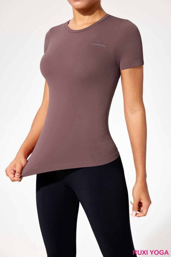 Breathable Yoga Pants with Cutout Design RUXI uk1031