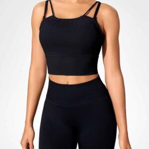 Capri Running Leggings with Pockets for Women RUXI uk406