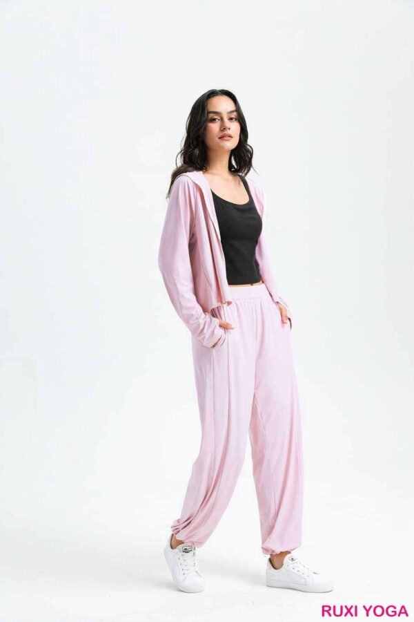 Comfort Fit Elastic Pants for Women RUXI uk771