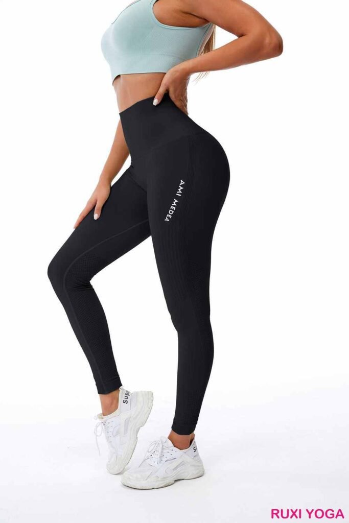 Comfort Fit Short Gym Leggings for Women RUXI uk2238