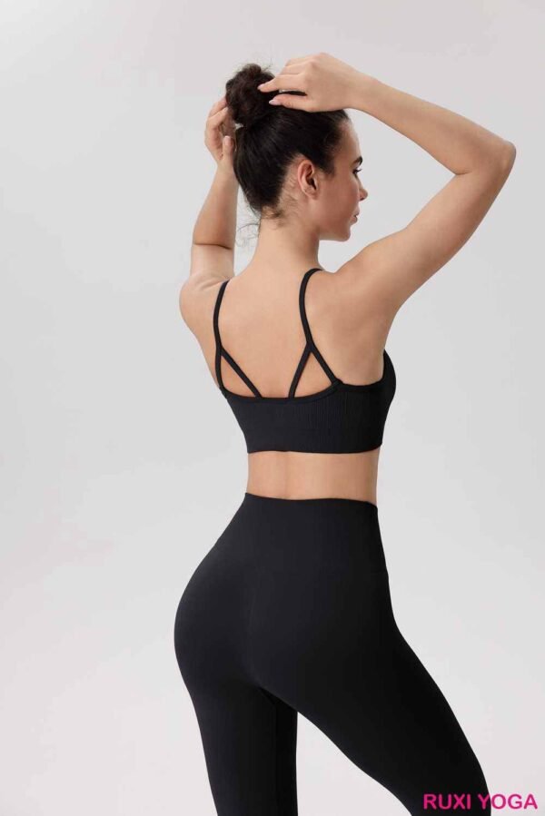Comfort Fit Side Slit Yoga Pants RUXI uk709
