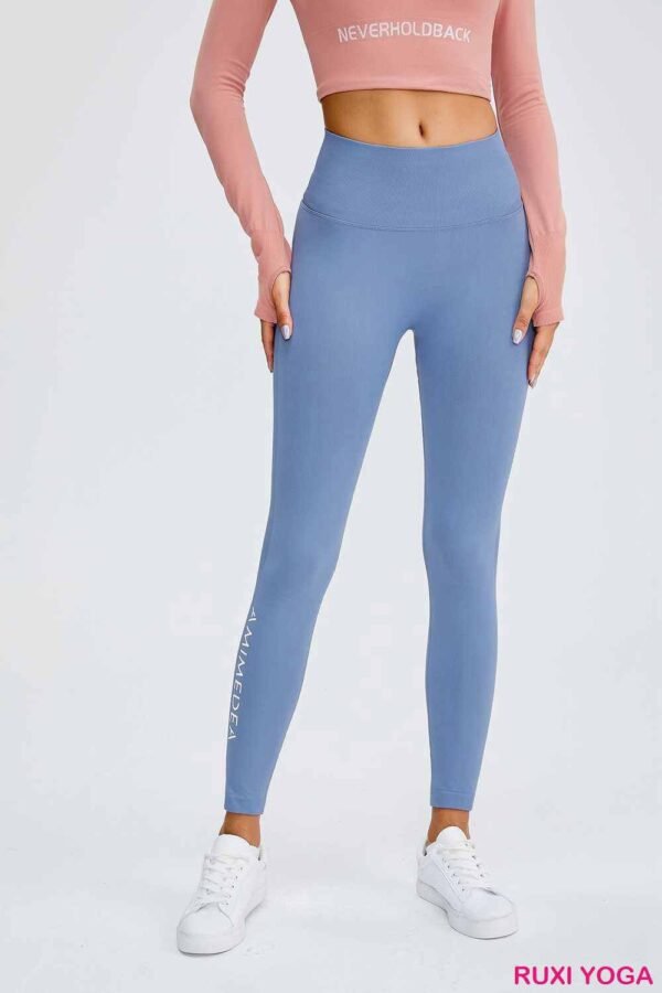 Comfort Fit Zip Pocket Leggings for Everyday Wear RUXI uk703