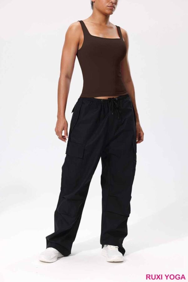 Comfortable Cotton Pocket Leggings for Women RUXI uk349