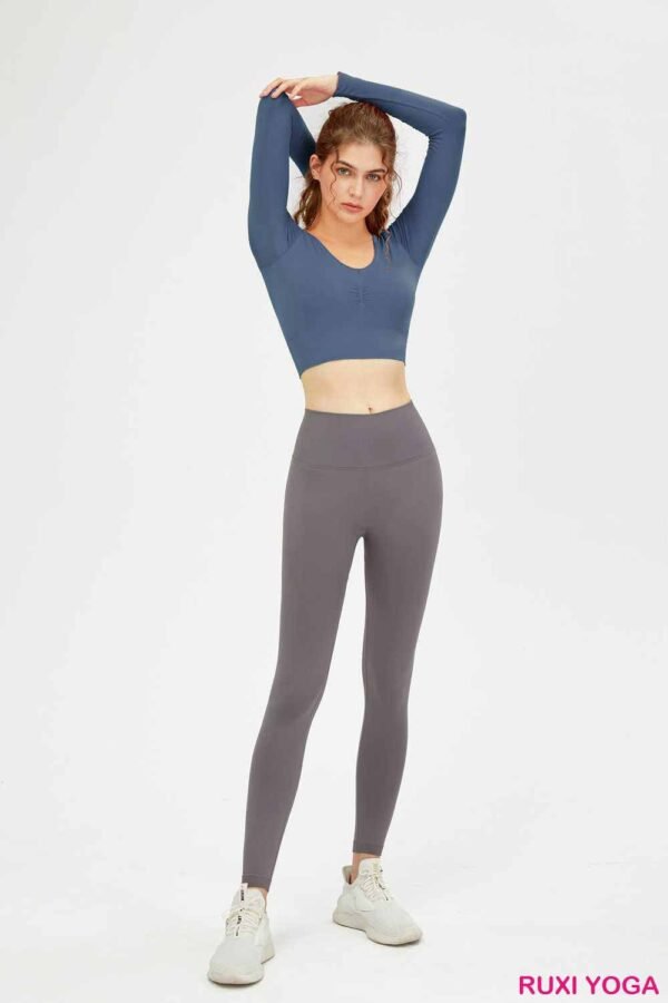 Contour Line Under Bum Gym Leggings RUXI uk835