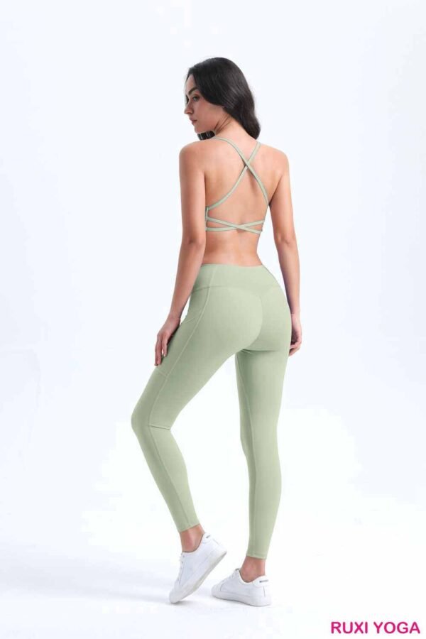 Cross Strap Comfortable Bra for Active Women RUXI uk1857