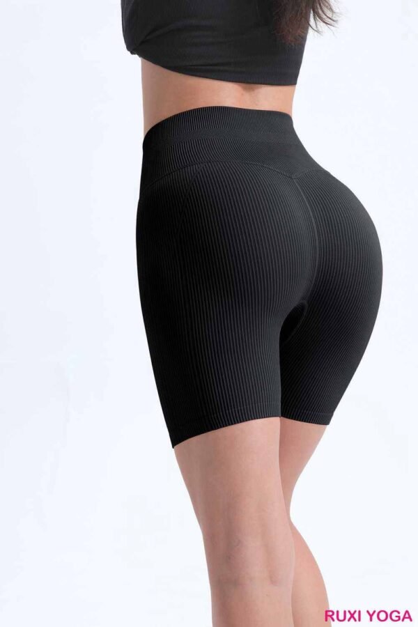 Crossover Waist Black Leggings for Women RUXI uk687