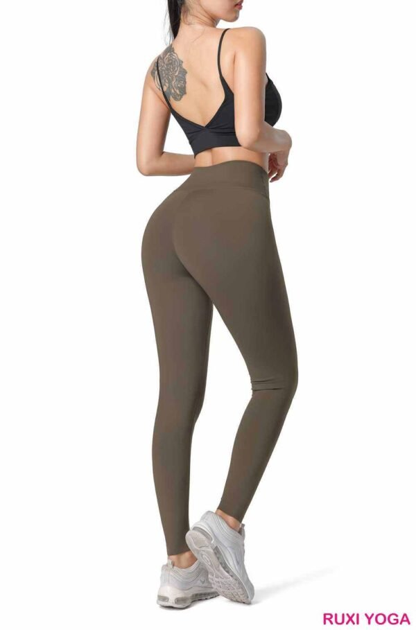 Cut Out High Waist Yoga Leggings for Women RUXI uk1364