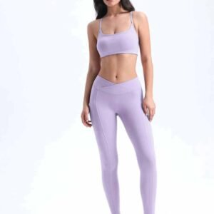 Dark Brown Flare Leggings for Stylish Comfort RUXI uk626