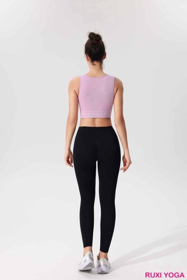 Dark Purple Comfortable Sports Bra for Women RUXI uk1763