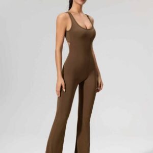 Flare Yoga Pants High Waist Stretch Leggings RUXI uk491