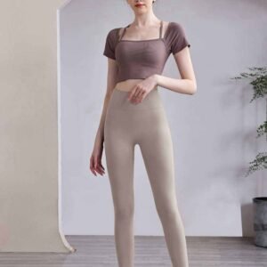 Green Flare High Waist Yoga Pants RUXI uk739