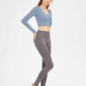 High Neck Longline Bra Seamless Support RUXI uk1907