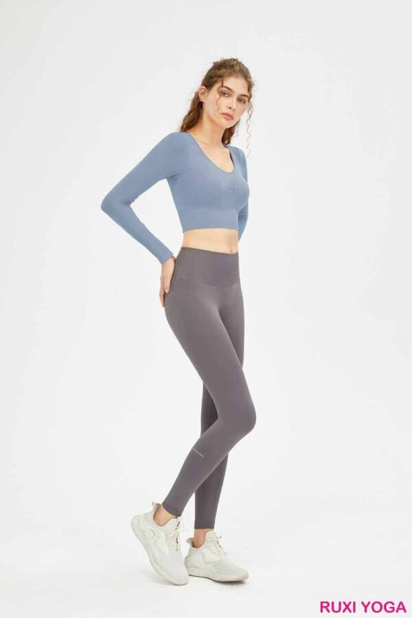 High Neck Longline Bra Seamless Support RUXI uk1907