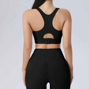 High Waist Cut Out Yoga Shorts RUXI uk1331