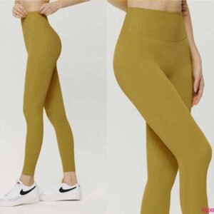 High Waist Running Leggings with Side Pockets RUXI uk640