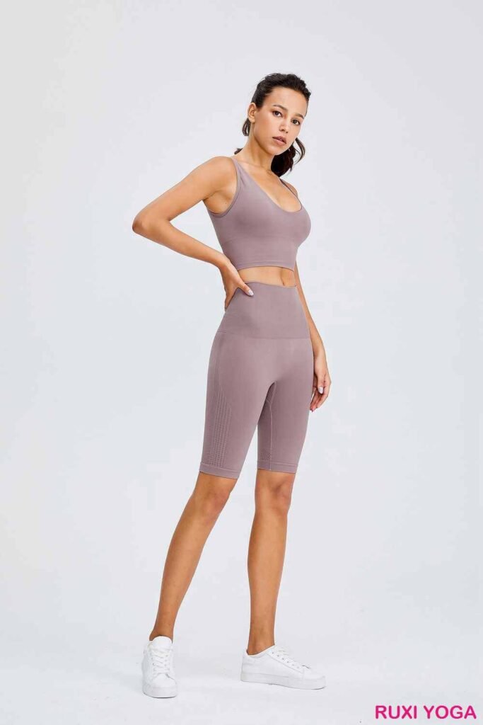 High Waisted Gym Booty Shorts for Women RUXI uk3796