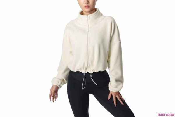 Ladies Yoga Hoodie Comfortable Athletic Wear RUXI uk1273