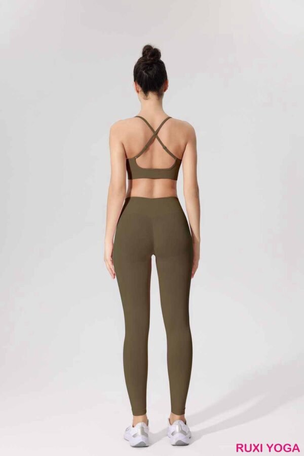 Low Rise Bootcut Yoga Leggings RUXI uk1149