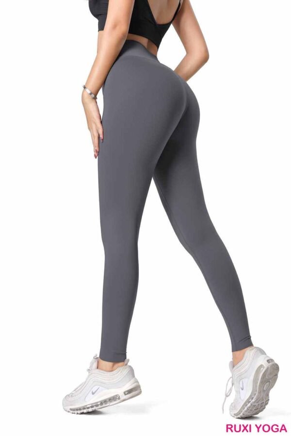 Olive Green High Waist Workout Leggings RUXI uk516