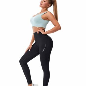 Plus Size Bootcut Yoga Pants with Pockets RUXI uk448