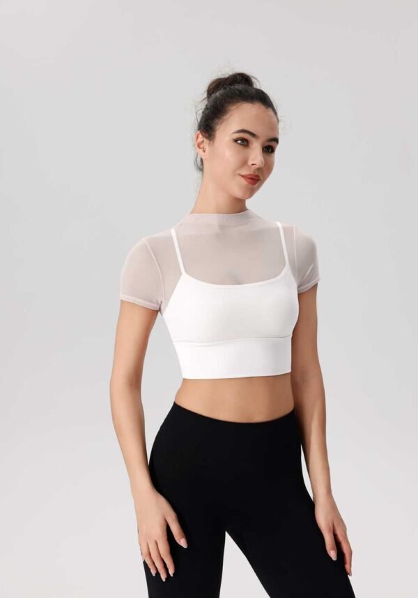 Ruxi YT1094 Womens Slim Fit Short Sleeve Tee