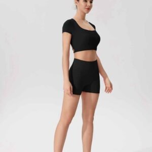 Stretchy Pintuck Leggings for All Day Comfort RUXI uk768
