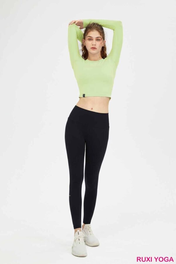 V Back High Waist Leggings for Women RUXI uk477