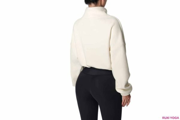 White Capri Yoga Pants for Women RUXI uk826