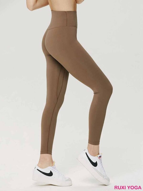 Womens Red Yoga Shorts High Waist Comfortable RUXI uk641