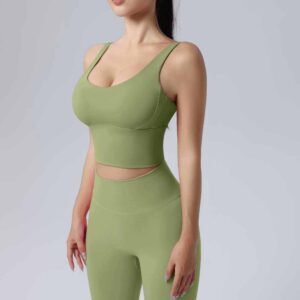 Womens Seamless Sports Bra and Leggings Set RUXI uk820