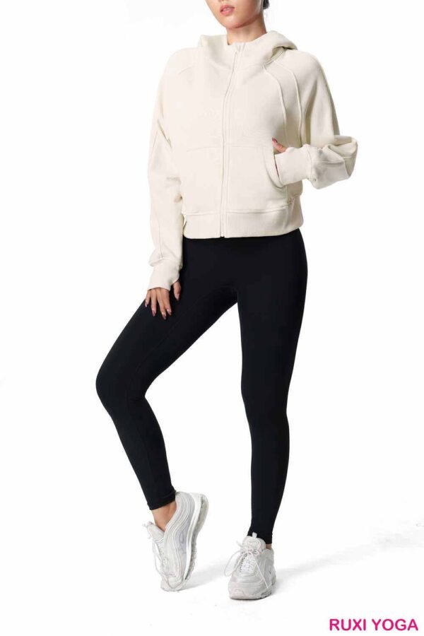 Zipper Pocket Workout Pants for Men and Women RUXI uk636
